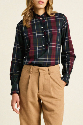 Breezy Blouse | Chalet Plaid