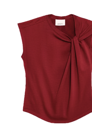 Nayda T-Shirt | Dark Burgundy