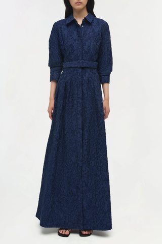 Courtney Belted Gown | Midnight