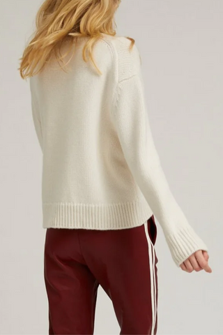 Heavy Cashmere Sweater | Chalk