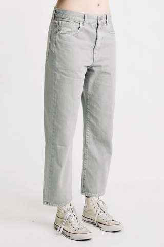 Lucy Boyfriend Jean | Medium Grey