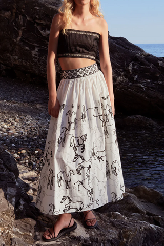 Ombretta Skirt | Wild Horse Embroidery