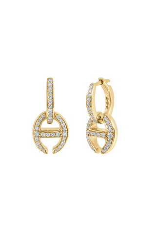 Klaasp Earrings | White Diamonds
