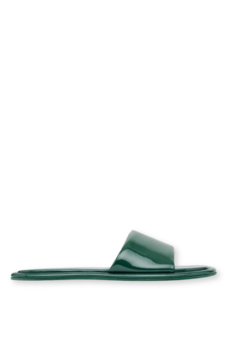 Soft Slipper | Patent Deep Green