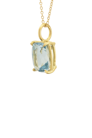 Aquamarine Basket Pendant