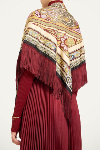Reversible Fringe Foulard | Kells Placeé