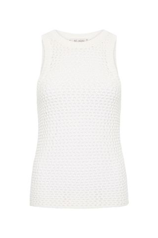 Cotton Crochet Tank | Off White