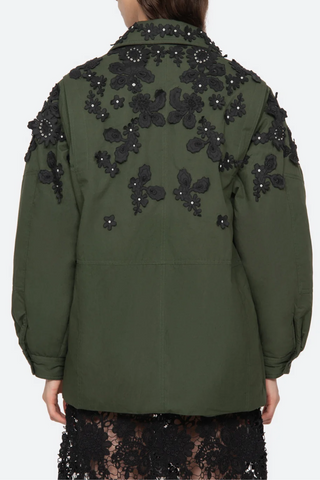 Sabine Embroidery Jacket | Forest