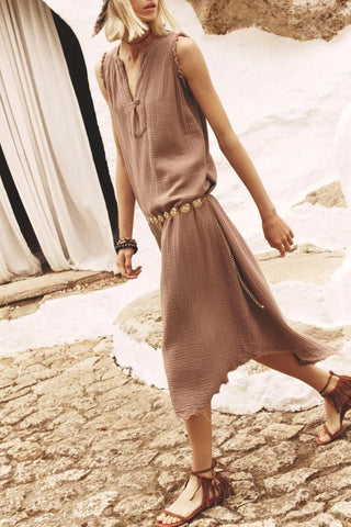 Preslyn Dress | Ash Brown