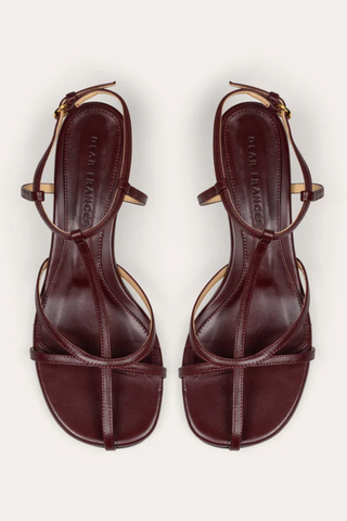 Tee Sandal | Bordeaux