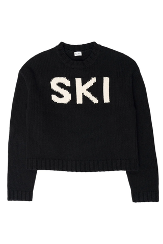 The Ski Sweater | Black/Cream