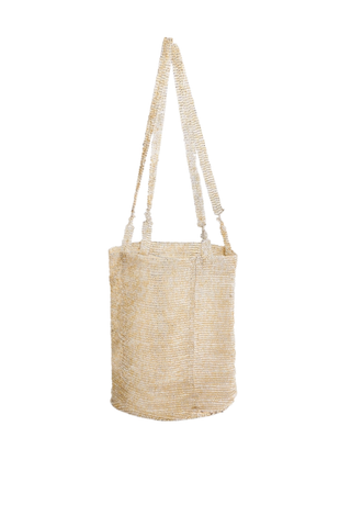 Glass Bead Mini Handbag | Honey