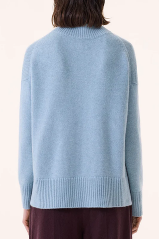 Ulla Funnel Neck Sweater | Bleu Vintage