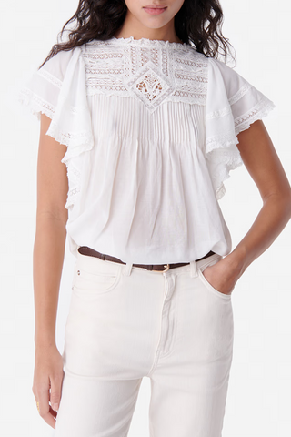 Calisson Blouse | Blanc