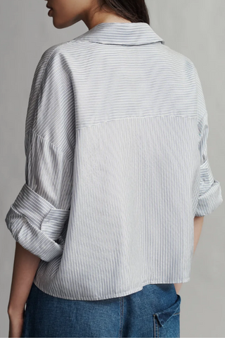 Next Ex Shirt | Ivory / Indigo / Gold