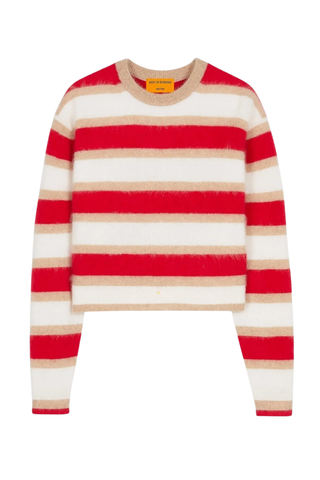 Grizzly Stripe Crew | True Red Combo