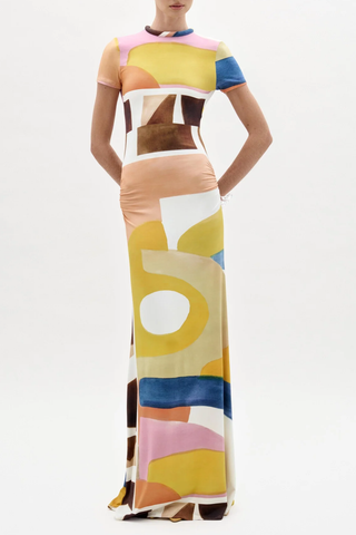 Ikia Dress | Abstract Print