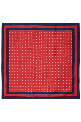 Silk Twill Scarf | Ascot Dot