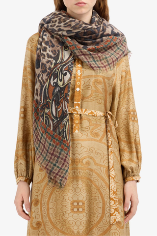 Euclidex Silk Shawl Scarf 135x195 | Oro D'Ombra 518733