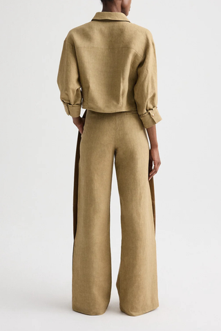 Slim A Pant with Lip Tux | Kelp / Ermine