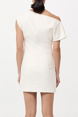 Asymmetric Mini Dress | Ivory