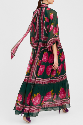 Athena Dress | Lampone Placée Emerald