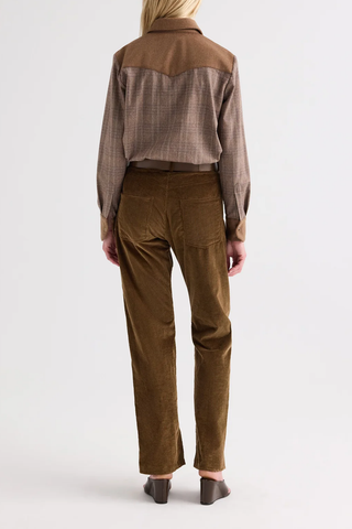 Lone Rider Combo Shirt | Brown Multi/Kelp