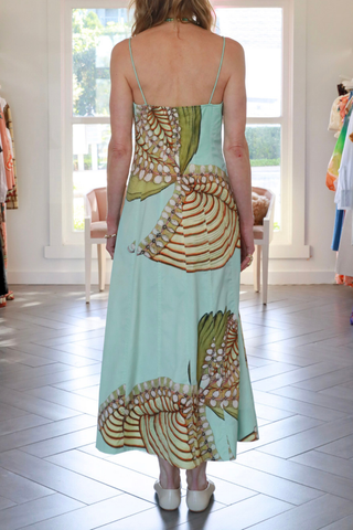 Vesela Cami Midi Dress | Water Blossoms