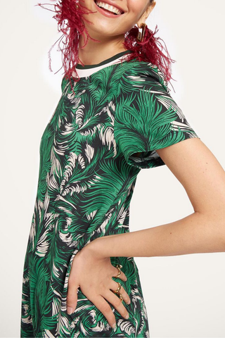 Sporty Swing Dress | Quill Green