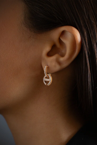 Klaasp Earrings | White Diamonds