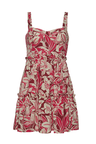 Audrey Dress | Tropical Harvest Pink