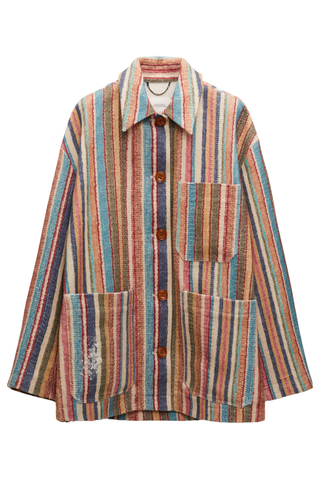 Striped Comfort Jacket | Multicolour Stripe