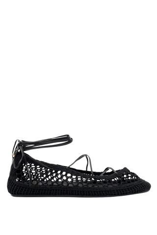 Belna Mesh Flat | Black