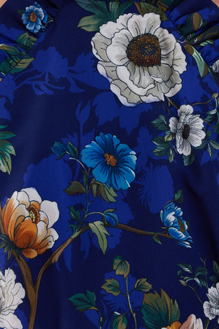 Tatiana Crepe Maxi Dress | Magical Blossom Navy