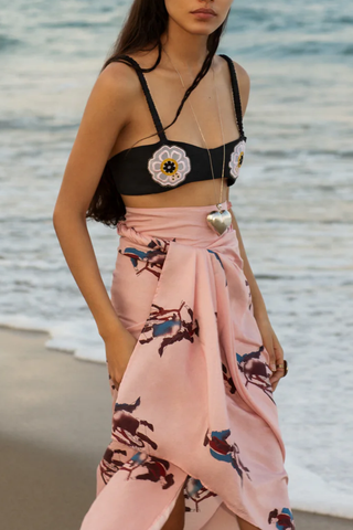 Soraya Parisian Pedal Sarong | Light Pink