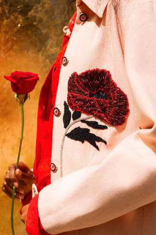 Jude Ruby Poppy Jacket | Light Pink