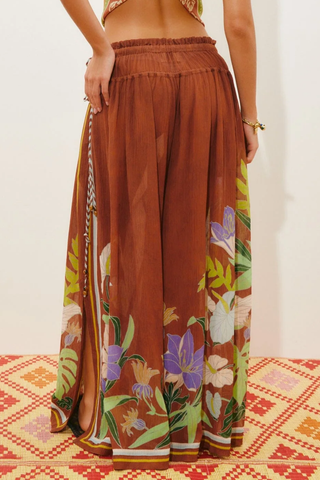 Alfie Ruched Pant | Chocolate