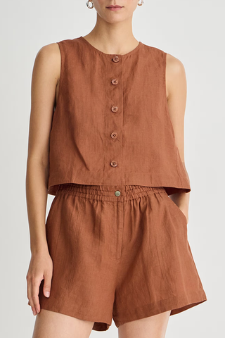 Mar Linen Short | Harissa