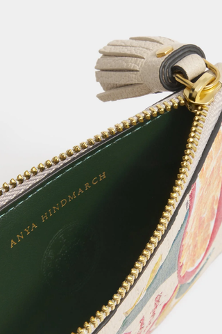 Anya Brands Zip Card Case Cornflakes | Chalk