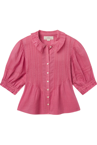 Jess Blouse | Rosehip Gingham
