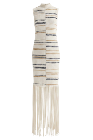 Fringe Sleeveless Dress
