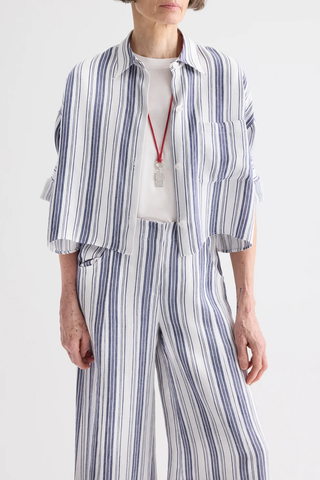 Next Ex Shirt | Ivory / Navy