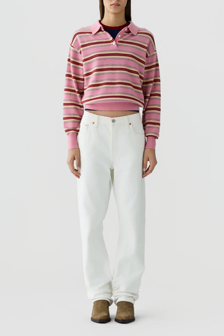 Collegiate Stripe Polo | Sprinkle Combo