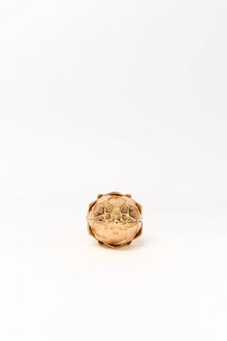 Isabella Artichoke Clutch | Gold