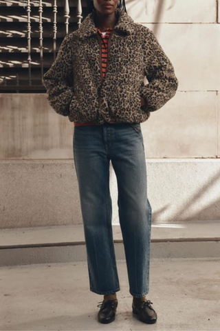 The Vail Jacket | Tan Leopard
