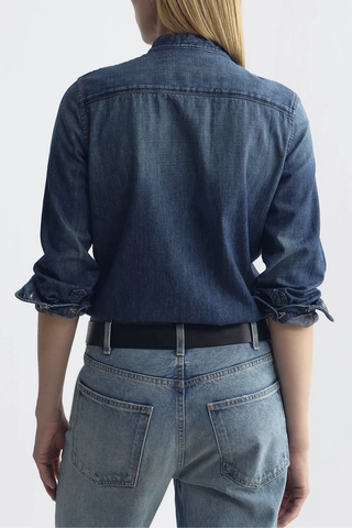 Suzette Denim Shirt | Classic Wash