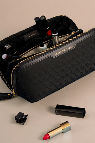 Logo Dressing Table Bag | Black