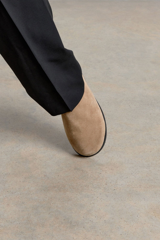 Vico Suede Mule | Caramel
