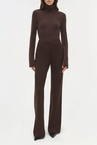 Fenwick Cashmere Turtleneck | Chocolate
