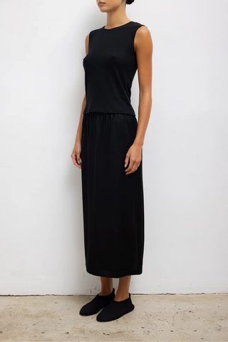 Barb Midi Skirt | Black